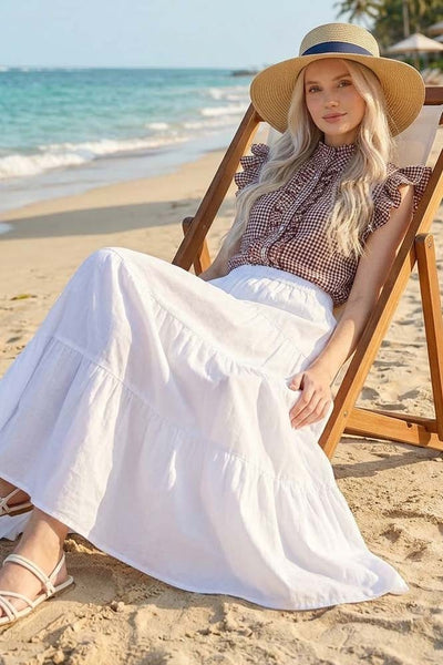 The Karina Gingham Top