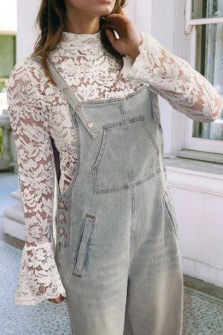 The Laney Lace Bell Sleeve Top