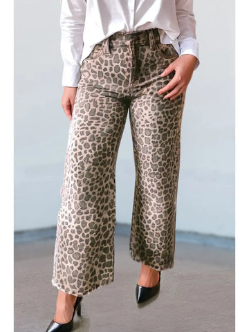 The Gina Leopard Jean