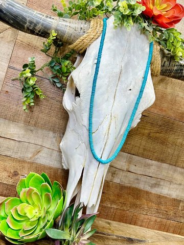 THE FORT WORTH LONG TURQUOISE NECKLACE