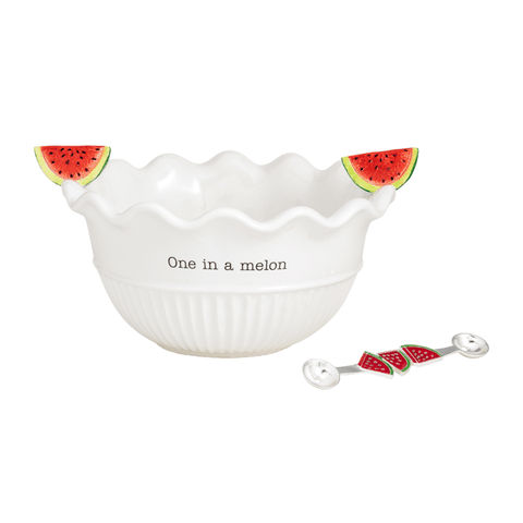 Mudpie Watermelon Bowl Set