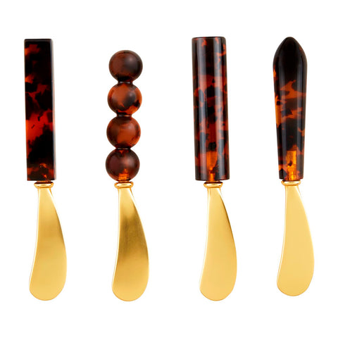 Mud Pie Tortoise Acrylic Spreaders