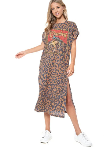 The Oakley Leopard Cowgirl Dress