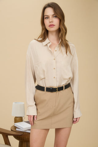 The Hanna Oversized Button Down Shirt