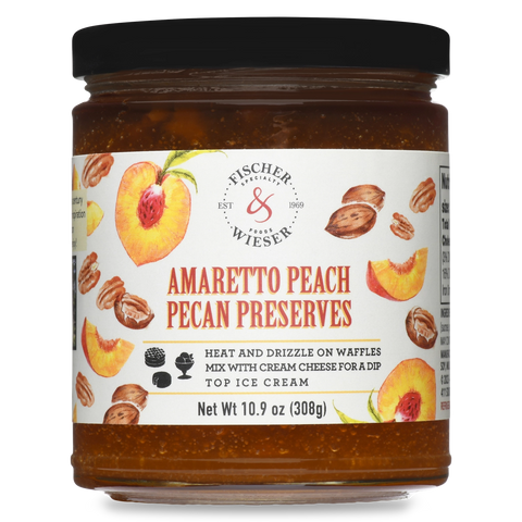 Fischer & Wieser Amaretto Peach Pecan Preserves