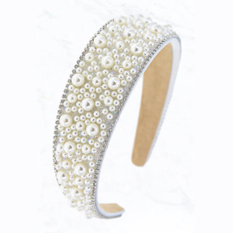 The Pearl Beaded Headband