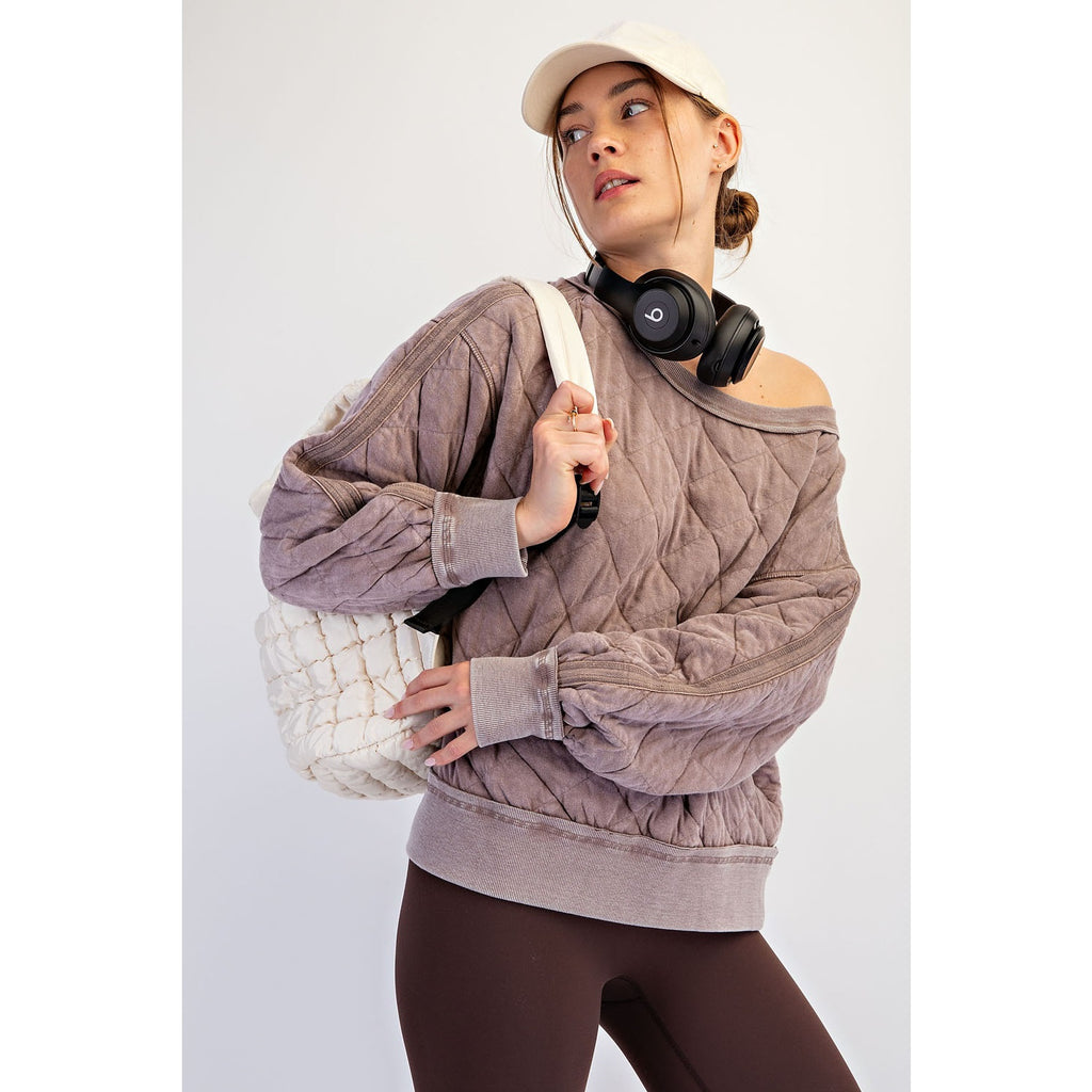 The Logan Quilted Sweatshirt