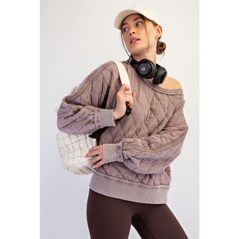 The Logan Quilted Sweatshirt