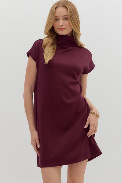 The Riley Mock Neck Game Day Dress