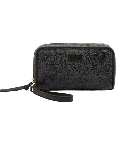 CONSUELA STEELY WRISTLET WALLET