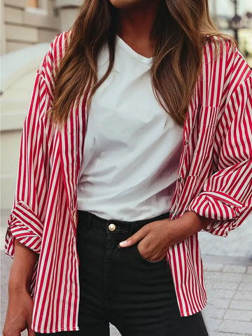 The Jules Red Stripe Shirt