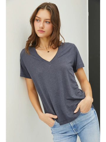 The Sloan V-Neck Basic Top