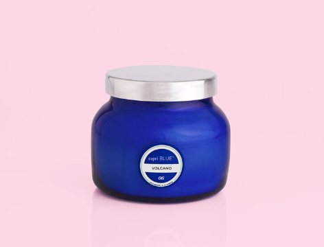Capri BLUE 8 oz. Volcano Blue Jar Candle