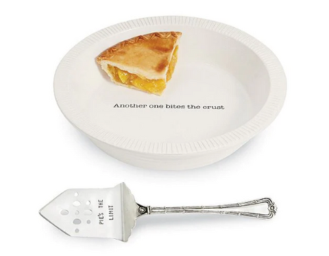 Mud Pie Pie Plate & Server