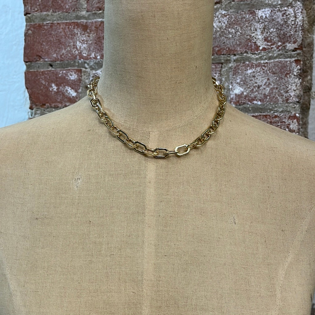 LARGE LINK GOLD CHOKER