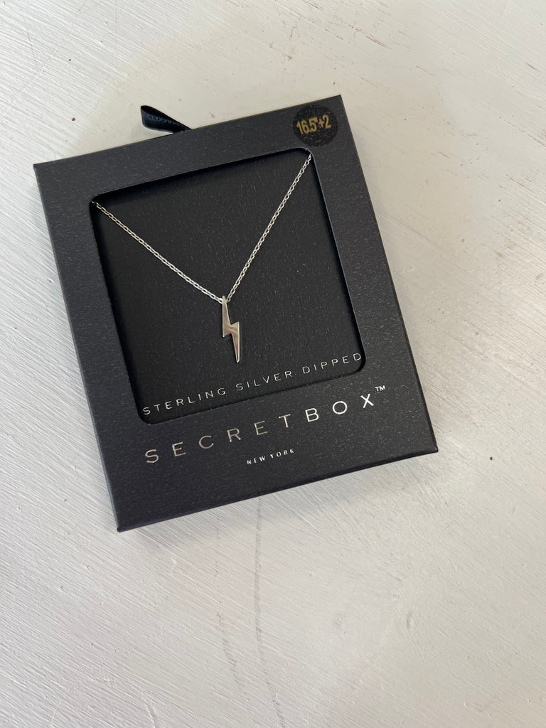 Secret Box Lightning Bolt Necklace